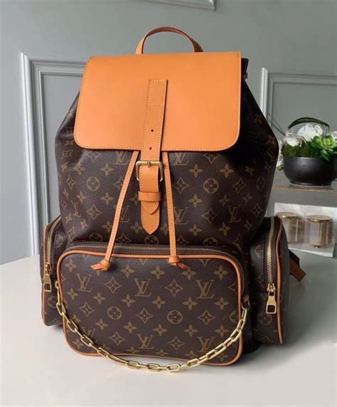 brown louis vuitton backpack fake|louis vuitton trio backpack.